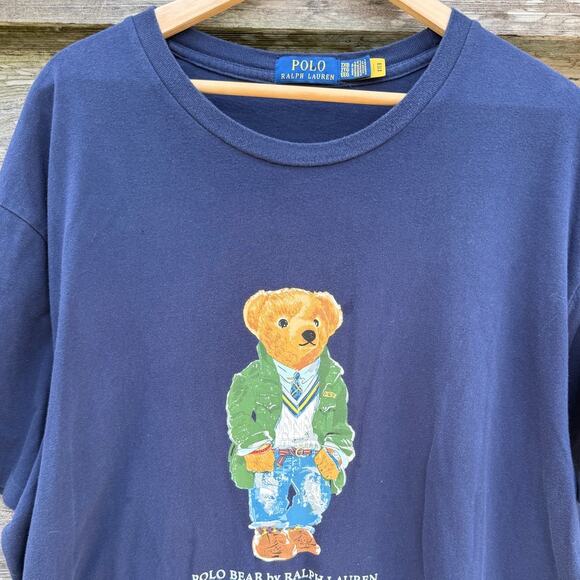Polo Bear by Ralph Lauren blue t-shirt Size 2XB - Picture 4 of 5
